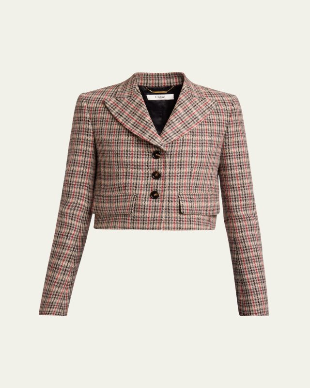 Cropped Prince of Wales Jacket
